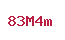 83M4m