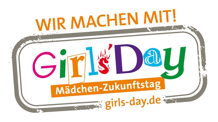 Logo des Girls'Day, dem Mädchen-Zukunftstag