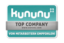 Das Bild zeigt das Kununu Logo Top Company